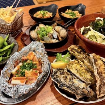 お手軽コース2H飲放付全7品…4000円