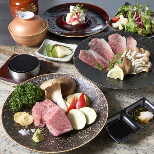 神戸牛と黒毛和牛のコース◆14,300円(税込)