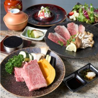 【記念日・デート・お祝い事の方向け】A5ランク黒毛和牛のコース(サーロイン100g)◆7700円(税込)