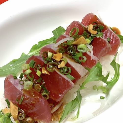Seared tuna garlic soy sauce