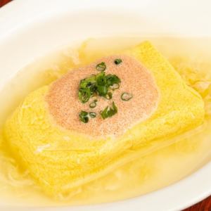 鶏だしスープの玉子焼き