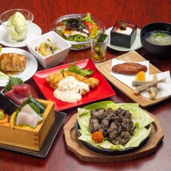 前日迄の予約で10％OFF！宮崎郷土宮崎地鶏来県コース/一人一皿/生ビール付2H飲放5200円