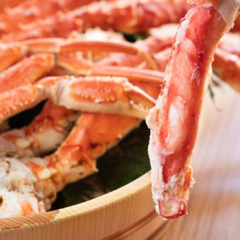 ☆◆たらば蟹紅ずわい蟹食べ放題《全77品》