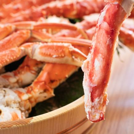 ☆◆たらば蟹紅ずわい蟹食べ放題《全77品》