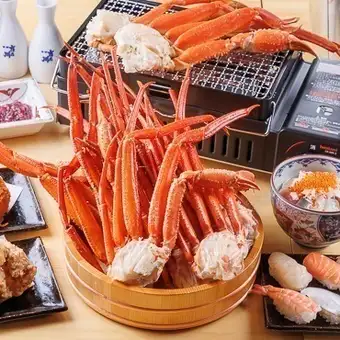【本ずわい蟹3Lサイズ】大ぶり蟹&寿司など全77品食べ放題 11,000円
