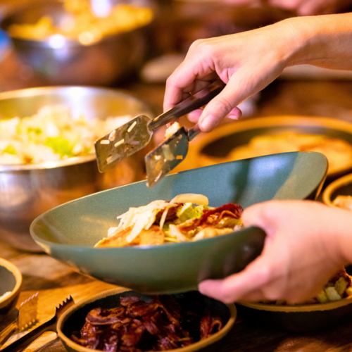 和のごちそう、食べ放題で