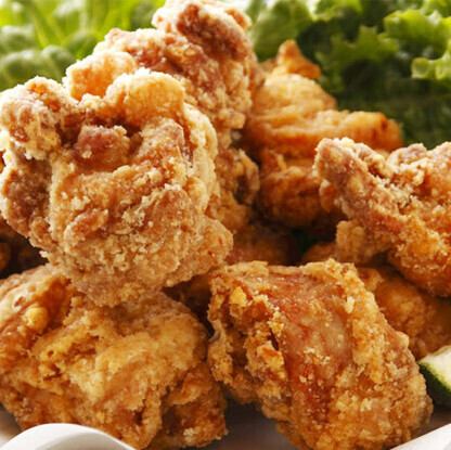 国産鶏もも肉の唐揚げ