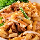 牛肉入りフォーの炒め
