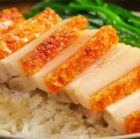 海南海鮮チャーハン/皮付き豚バラ肉の炭焼きご飯