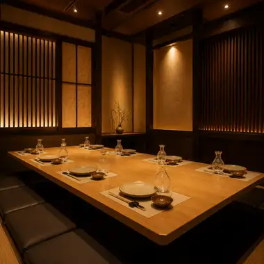 掘りごたつタイプの個室席は少人数様からのご利用が可能です！