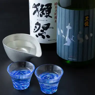 獺祭飲み放題付きのご宴会プラン【いろり家コース】 お料理9品+3時間制（150分飲み放題）