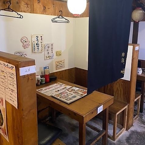 Semi-private rooms are also available! Enjoy yakitori and sake in a private space.