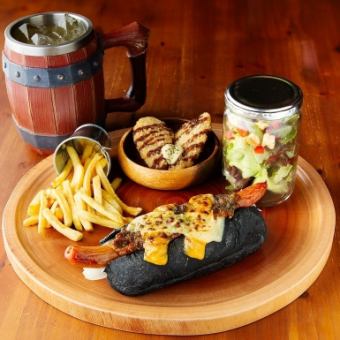 【魔王の大好物】ブラックドッグプレート 〈ランチ11:00～14:00L.o〉