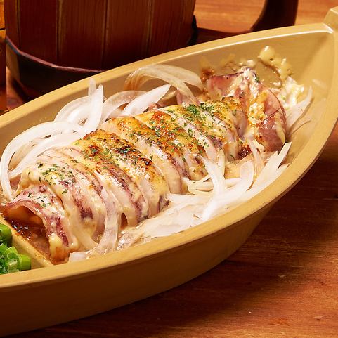 黄金イカの炙り焼き