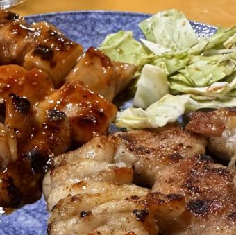 焼き鳥二本