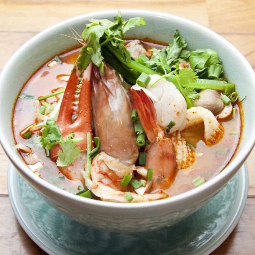 Tom Yum Seafood Noodle "Quittiao Tom Yum Talay"