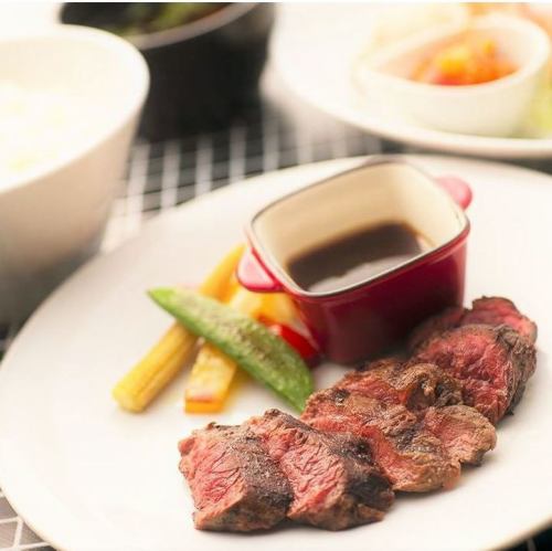 Black Angus beef halami steak set meal