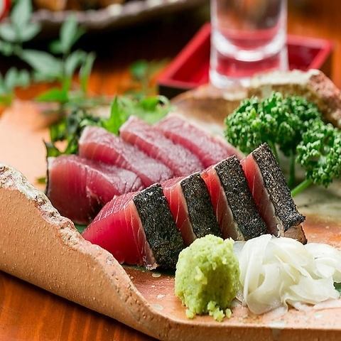[Kiraku Specialty] Directly from Kochi Prefecture! Seared bonito with salt