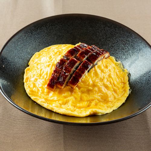 Japanese eel omelet rice