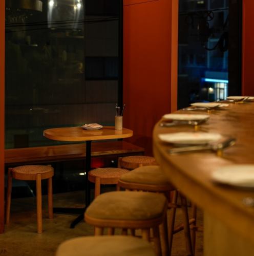 【カウンター席】