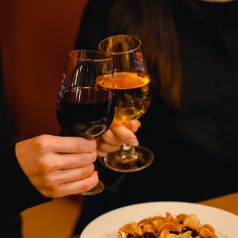 【季節の食事とイチオシワインを楽しみたい方へ。 選べるシーズナルペアリングコース1人7000円】