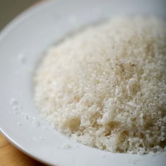 削りたてパルミジャーノのチーズリゾット