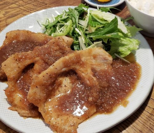 Shinshu pork ginger grilled set meal