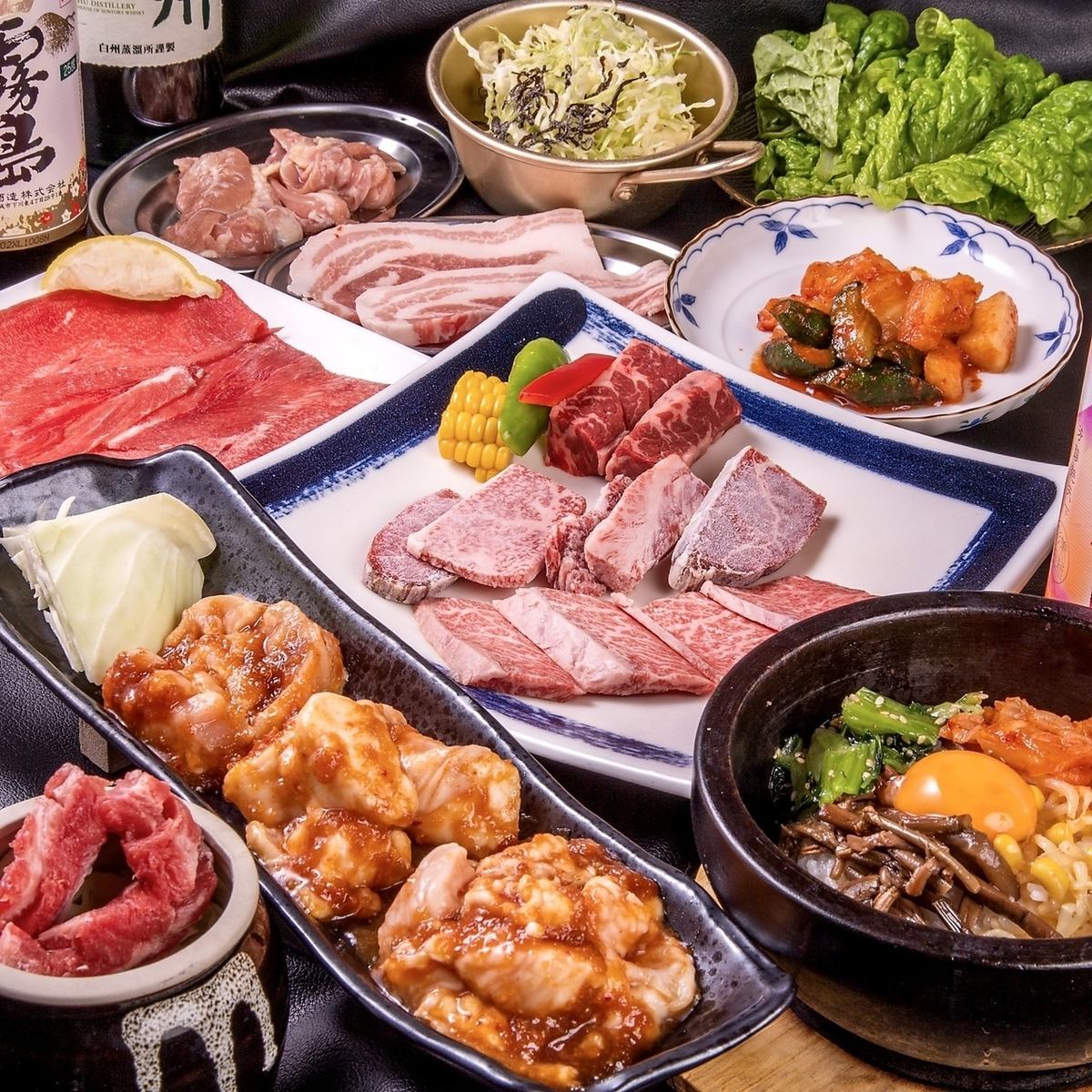 The signature dish, "Imachan Kalbi," is a must-try! There is also a great-value course, perfect for a variety of parties.