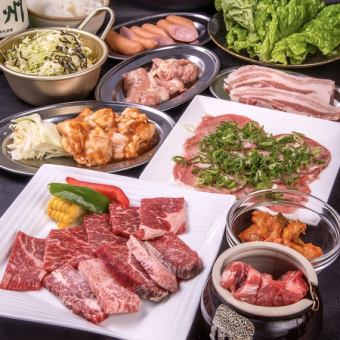 【평일 한정) 만족 틀림없음 전 12품 ≪평일 코스≫ 3300엔 (세금 포함)