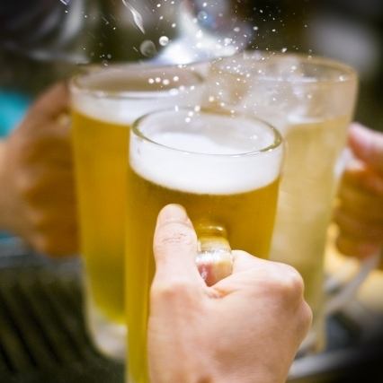 ビールやハイボールなどお肉に合うドリンクも充実！