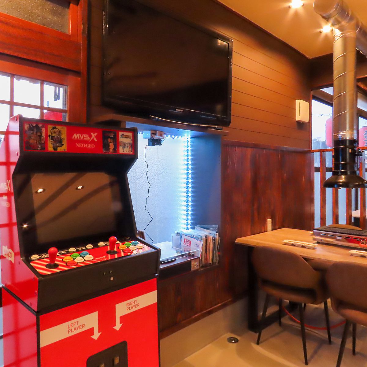 ご家族やご友人と是非ご利用ください！ゲーム機モニターも完備！