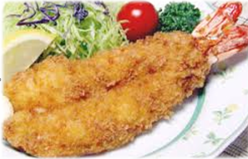 2只大炸虾（配沙拉）