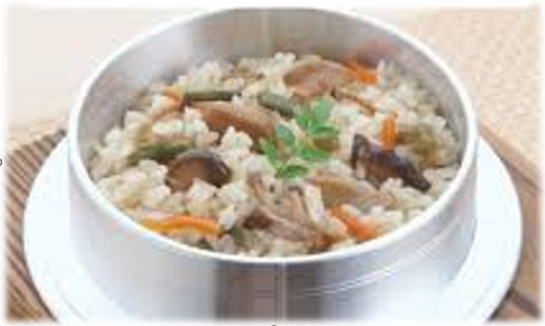 釜饭（山药/海鲜） 山药：1500日元，海鲜：2000日元