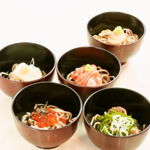 おつまみ海鮮わんこ蕎麦