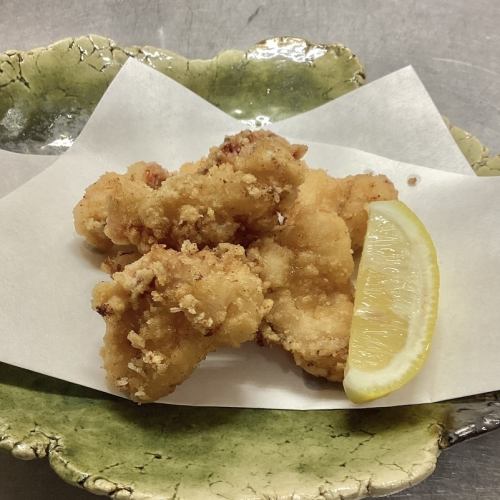 炸生章魚