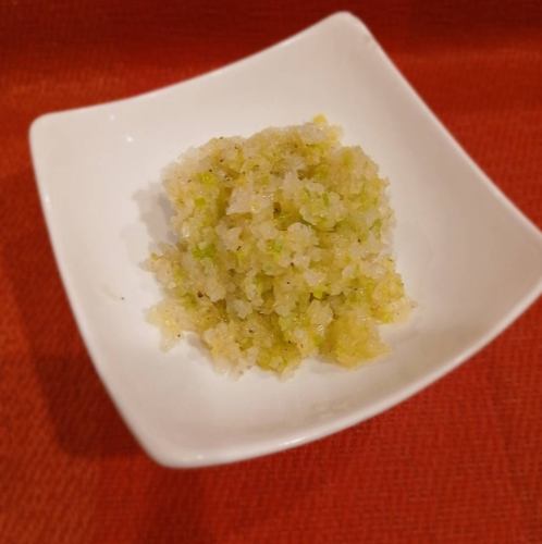 たたきネギ／ほおばるねぎポン酢／山芋トロロ/ドボづけポン酢