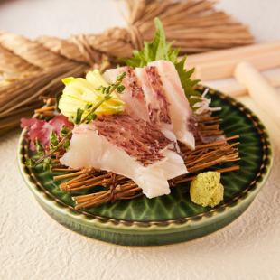 Red sea bream sashimi