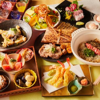 【冬春】《11月～のご予約》生付き2時間飲み放題「出雲コース」5000円〈全12品〉