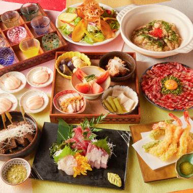 【冬春】《11月～のご予約》生付き2時間飲み放題「伊勢コース」6000円〈全12品〉