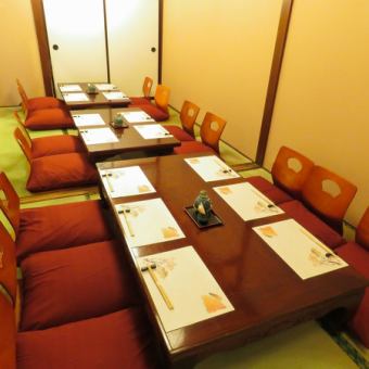 [6 seats for tatami mats] Ideal for small groups.