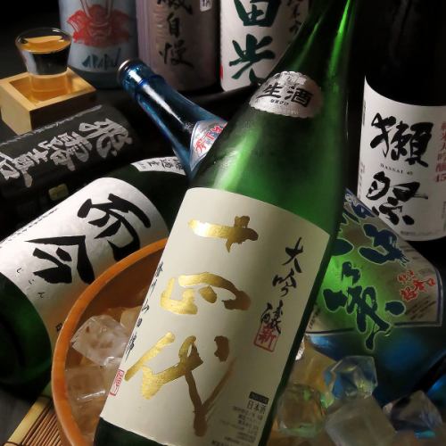 Abundant local sake from Shizuoka Prefecture!