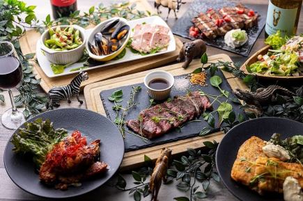 ◇송년회・신년회◇【메인 3품계 8품&무료 뷔페 포함】hubble 스페셜 6,600엔 코스