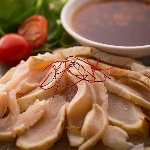 薩摩鶏のむね肉のタタキ