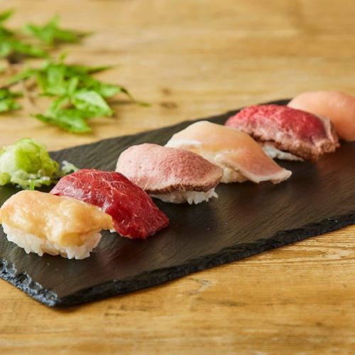 5種肉類壽司拼盤