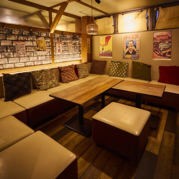 【개인실은 최대 20분까지】역 도보 2분! 대중 술집에 이런 세련된 소파 개인실 ★무료 뷔페 코스는 2500엔부터 이용해 주세요!《이마이케/이마이케역/이자카야/개인실/야키토리/야키토리/음료 무제한/연회/음식회/여자회/송년회/신년회/환영회/송영회>