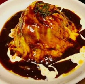 Demi-glace omelet rice made with Japan's best eggs