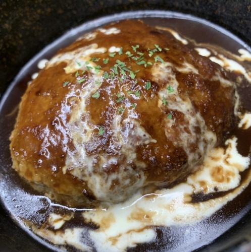 1日数量限定☆石焼き荒びきハンバーグ