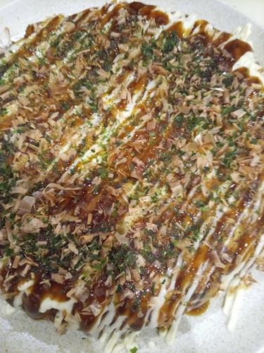 お好み焼風山芋鉄板