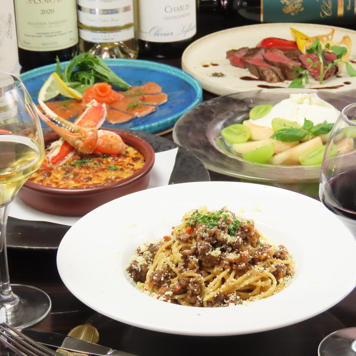 時間を気にすることなくカジュアルフレンチをお楽しみ頂けます!