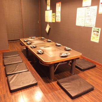 可以容納6~10人OK★Osami座位的預留座位可供6人使用！
